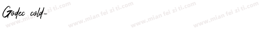 Godec cold字体转换